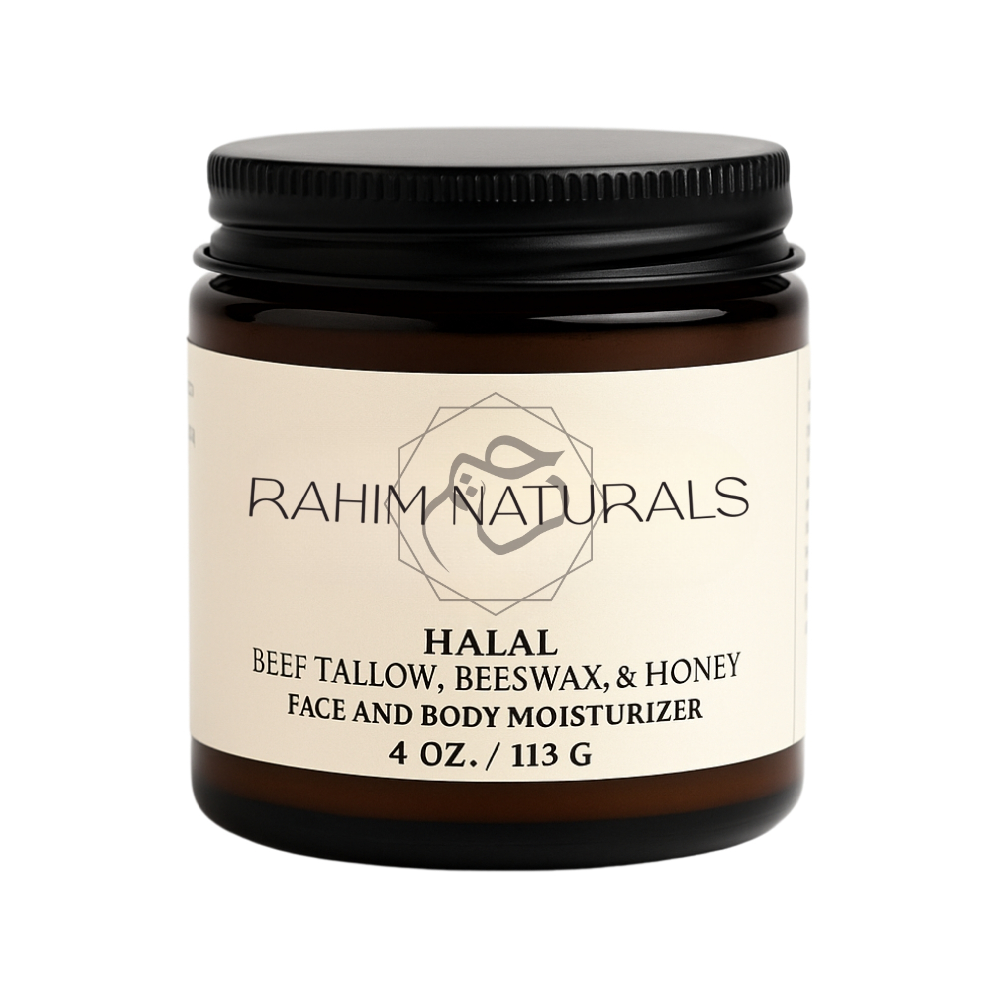Rahim Naturals™ Beef Tallow Balm - 4oz Premium Natural Skincare